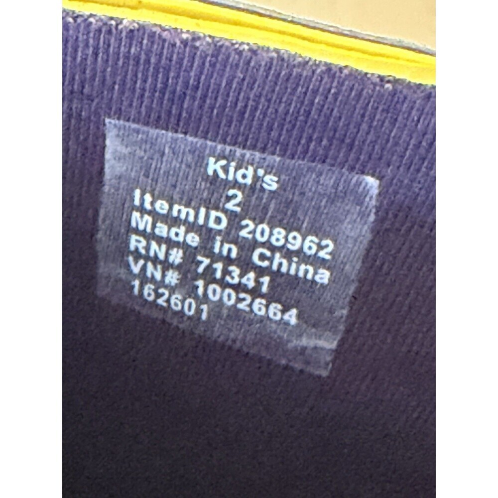 L.Bean Kids Puddle Stompers Rain Boots Size 2 Yellow Rubber Waterproof Durable - Picture 9 of 9